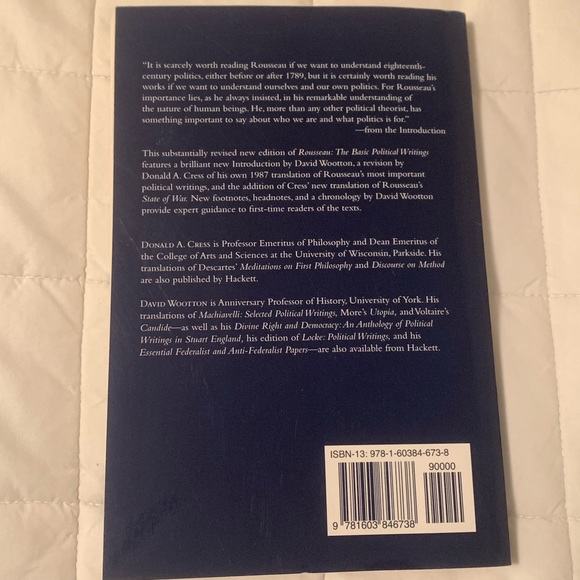 Jean-Jacques Rousseau The Basic Political Writings 2nd Edition Philosophy book - Picture 5 of 6